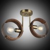 Lampa sufitowa drewno vintage nad stół 1476-52-12 MANYA SALON SYPIALNIA JADALNIA LUCEA STL