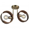 Lampa sufitowa drewno vintage nad stół 1476-52-12 MANYA SALON SYPIALNIA JADALNIA LUCEA STL
