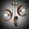 Lampa sufitowa drewno vintage nad stół 1476-52-13 MANYA SALON SYPIALNIA JADALNIA LUCEA STL
