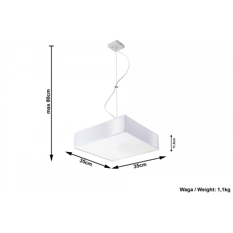 Lampa Wisząca HORUS 35 Biały