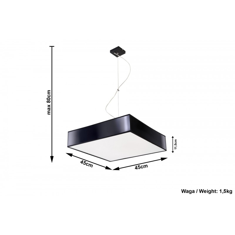 Lampa Wisząca HORUS 45 Czarny