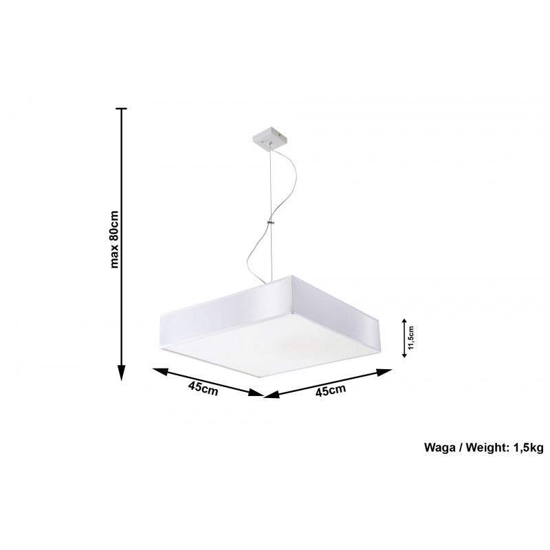 Lampa Wisząca HORUS 45 Biały