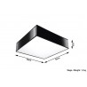 Plafon HORUS 35 Czarny