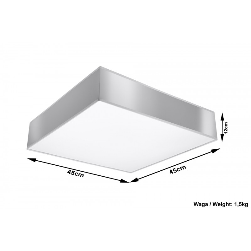 Plafon HORUS 45 Szary