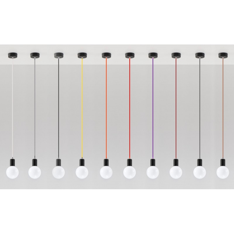 Lampa Wisząca EDISON Pomarańczowa