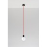 Lampa Wisząca EDISON Czerwona