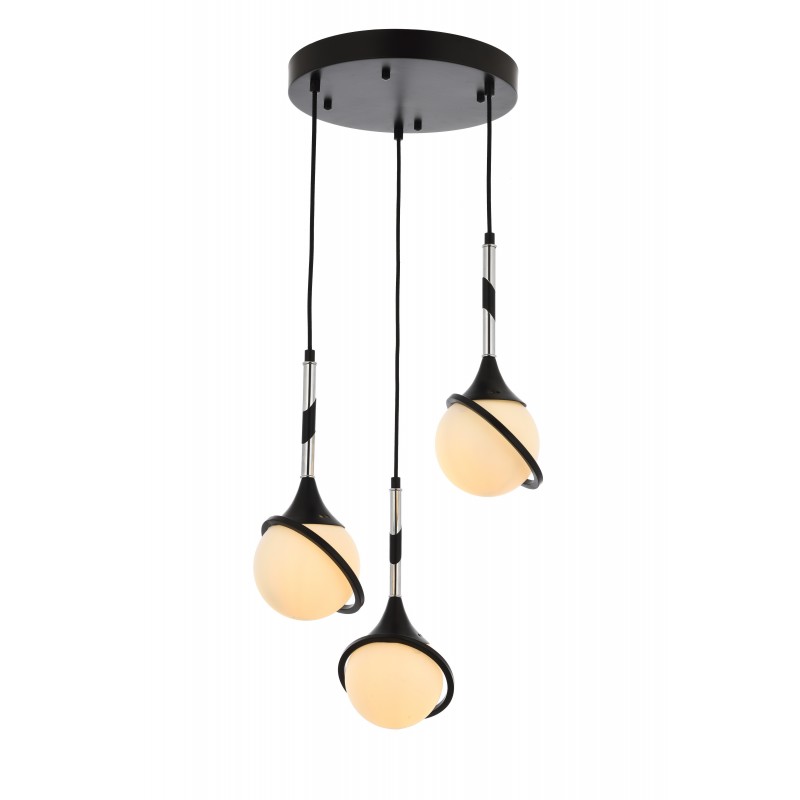 Klasyczna lampa żyrandol  avonni AV-1729-3T-BSY salon sypialnia jadalnia