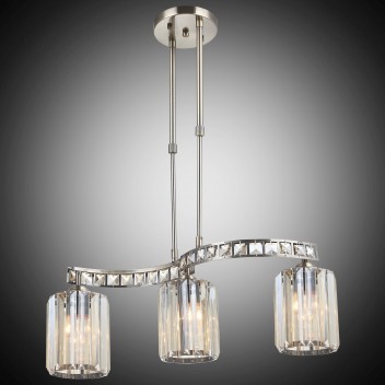 Elegancka patynowa kryształowa lampa sufitowa żyrandol lucea deanna 80186-04-l03-ab  salon sypialnia jadalnia hotel restauracja