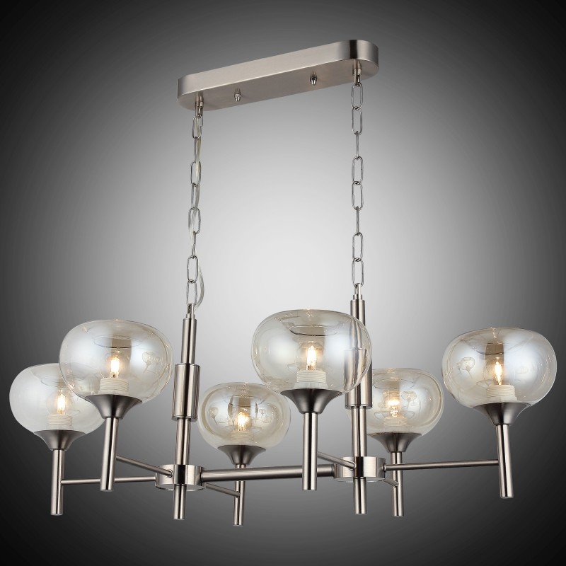 Nowoczesny żyrandol nad stół 1458-50-06-L BARLO SALON SYPIALNIA JADALNIA LUCEA STL