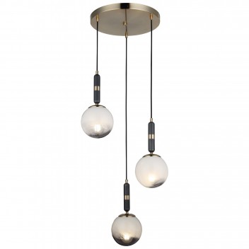 Nowoczesna lampa wisząca ANTRA 1578-52-03 na kole SALON SYPIALNIA JADALNIA LUCEA