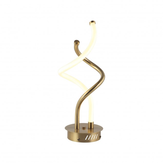Elegancka patynowa lampa stolikowa ARMINO 80486-04-T02-CO LUCEA  salon sypialnia  kuchnia, jadalnia przedpokój