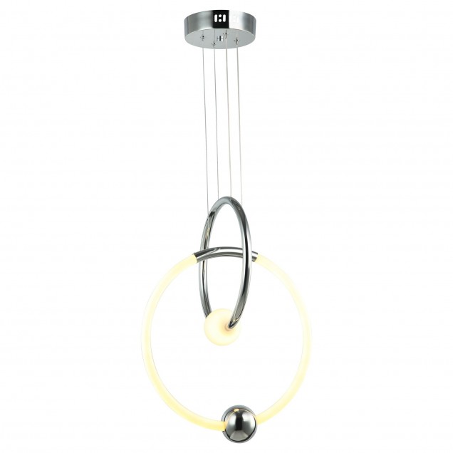 Designerska lampa wisząca srebrna BARISTA 80498-01-PS2-CR salon sypialnia jadalnia lucea