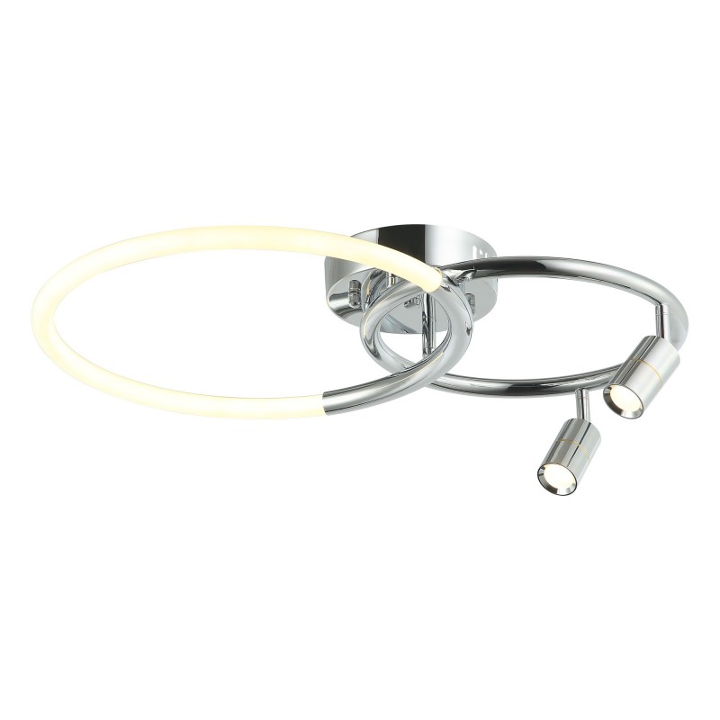 Nowoczesna lampa sufitowa BENITO 80520-01-C02-CR CHROM SALON SYPIALNIA JADALNIA LUCEA