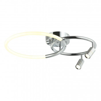 Nowoczesna lampa sufitowa BENITO 80520-01-C02-CR CHROM SALON SYPIALNIA JADALNIA LUCEA