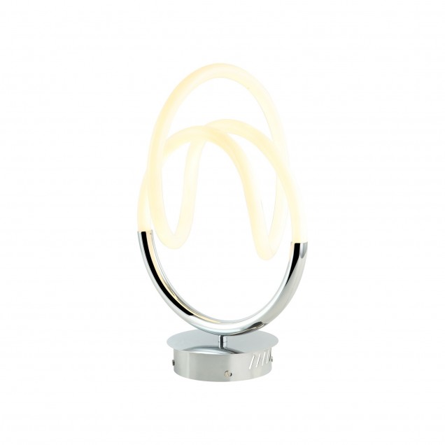 Nowoczesna lampa stolikowa srebro 80472-05-T01-CR INTENSA salon sypialnia jadalnia lampa
