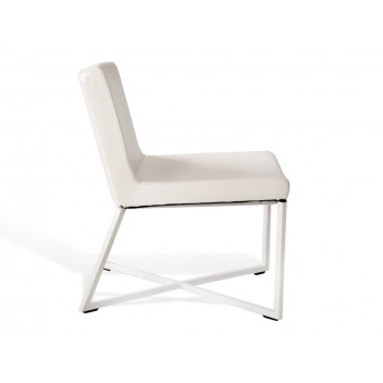 Fotel ZERO - eko skóra biały, biały