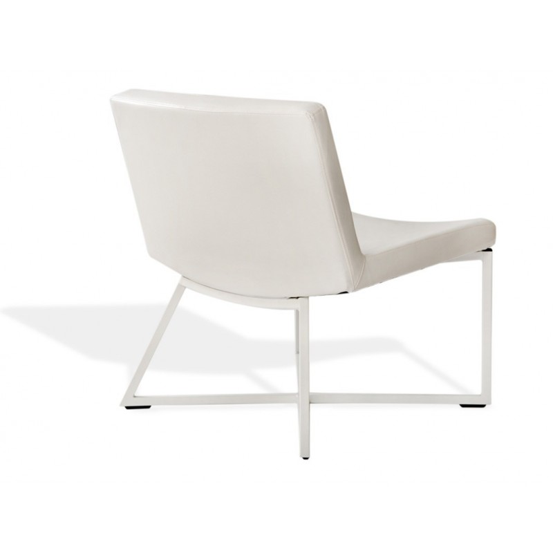 Fotel ZERO - eko skóra biały, biały