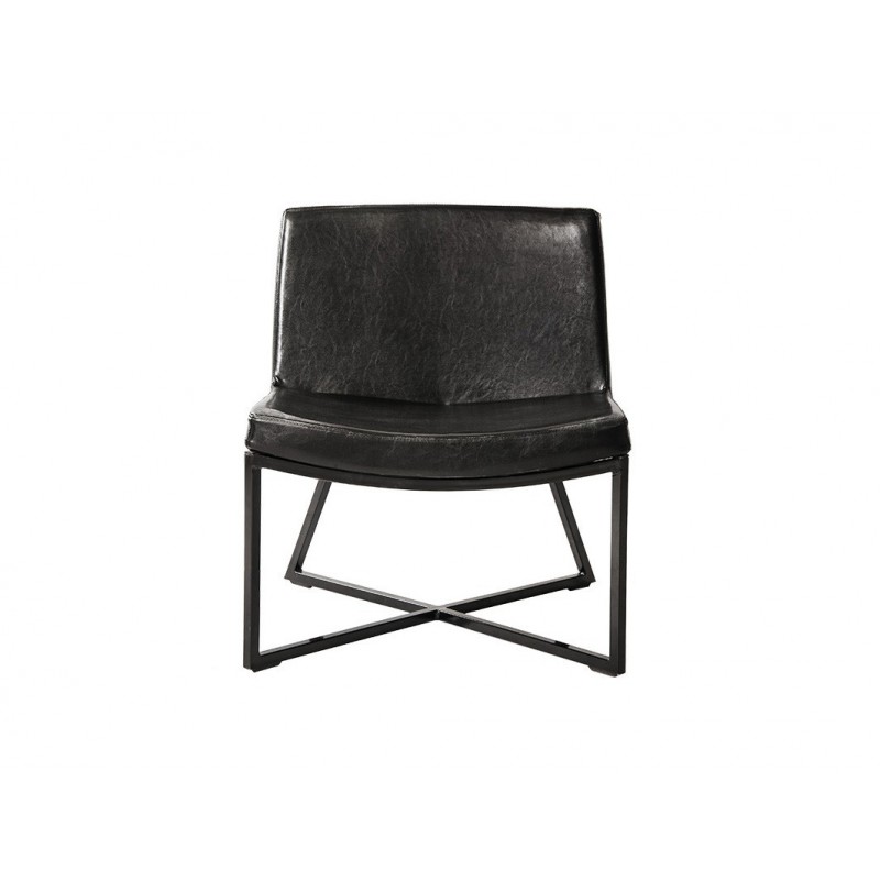 Fotel ZERO - eko skóra czarny, czarny