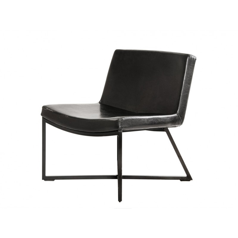 Fotel ZERO - eko skóra czarny, czarny