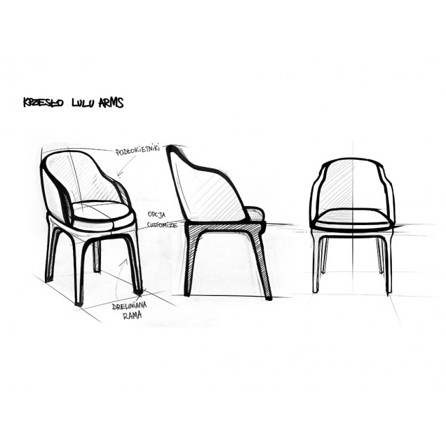 Krzesło LULU ARMS - 5