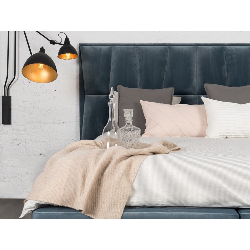 Łóżko MOON 200-160 - szary bez(rv96)