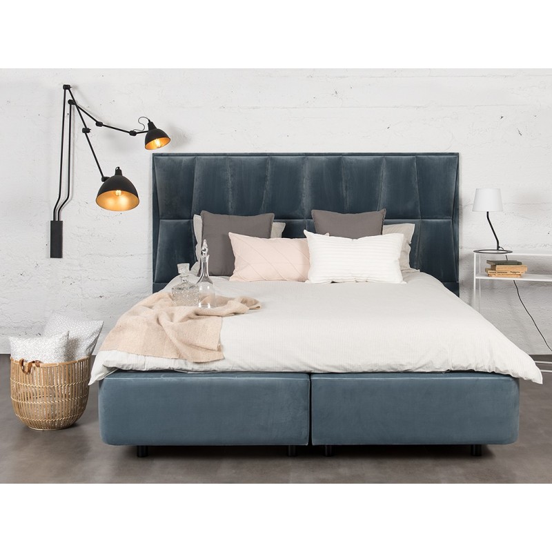 Łóżko MOON 200-160 - szary bez(rv96)