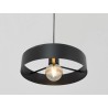 Lampa wisząca FAY 1 L - czarny