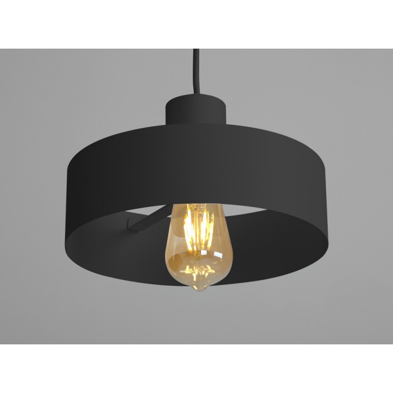 Lampa wisząca FAY 1 M - czarny