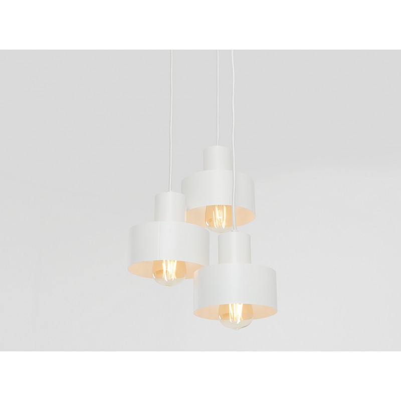 Lampa wisząca FAY KOŁO 3 - biały