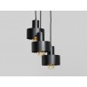 Lampa wisząca FAY KOŁO 3 - czarny
