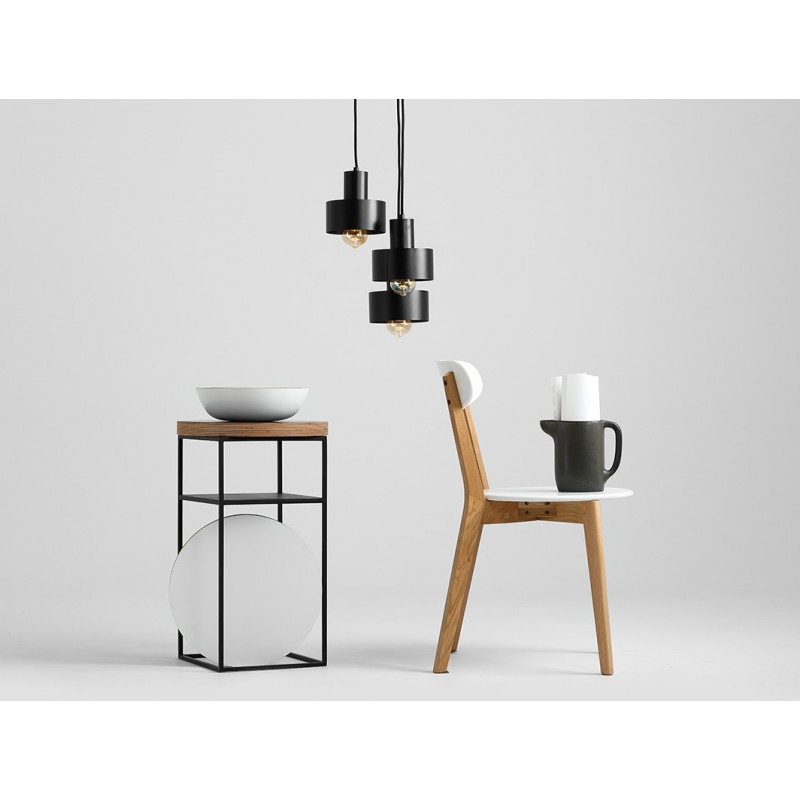 Lampa wisząca FAY KOŁO 3 - czarny