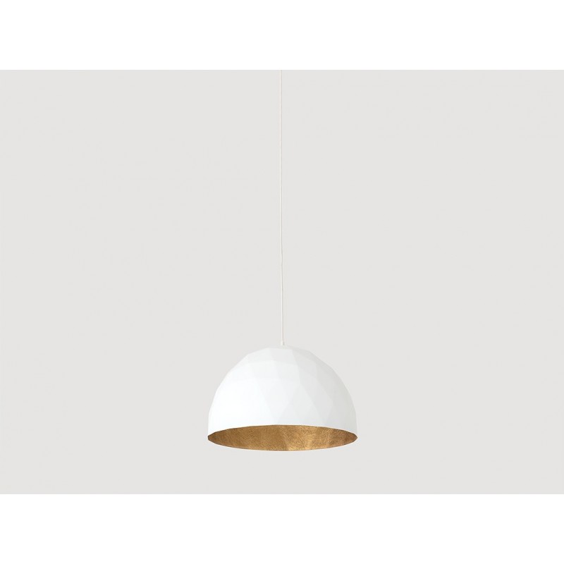 Lampa wisząca LEONARD M - złoto-biały