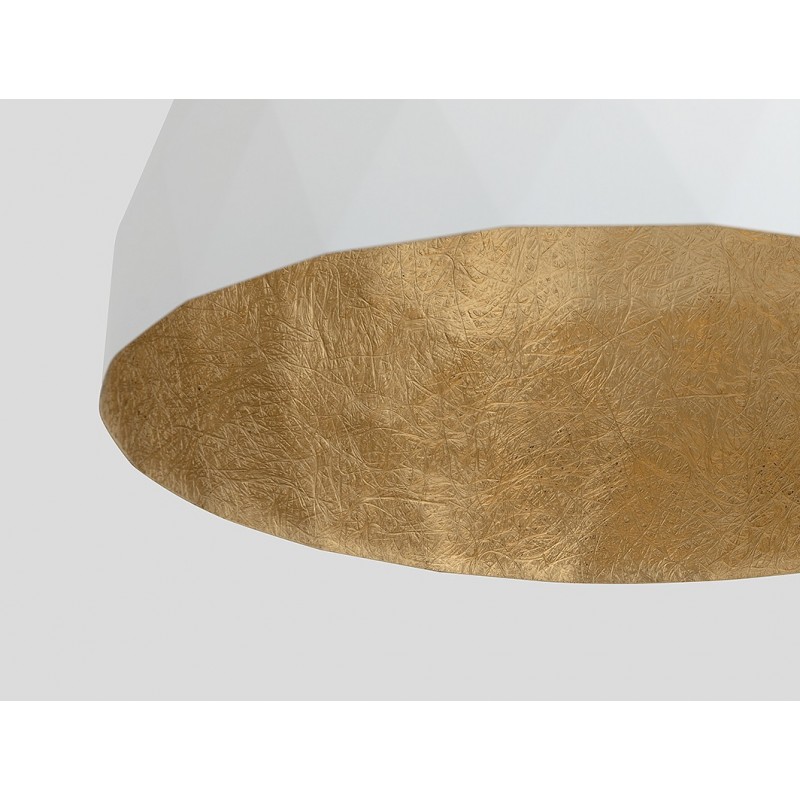 Lampa wisząca LEONARD M - złoto-biały