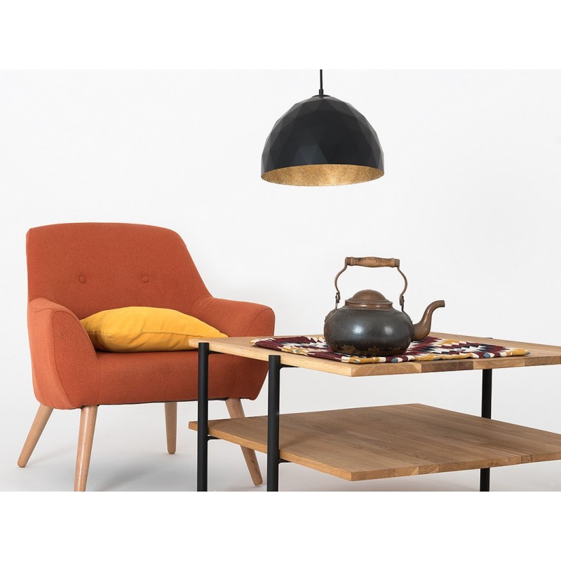 Lampa wisząca LEONARD M - złoto-czarny