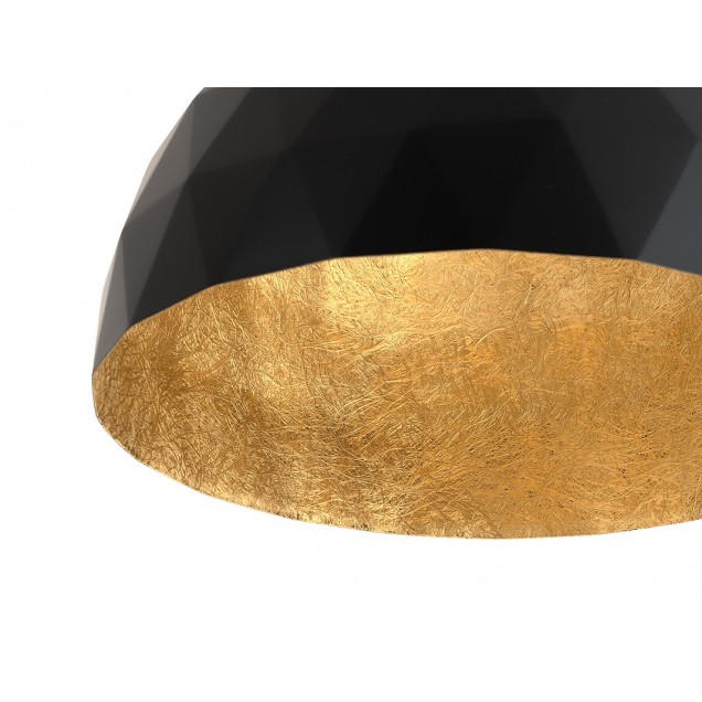 Lampa wisząca LEONARD M - złoto-czarny - 4