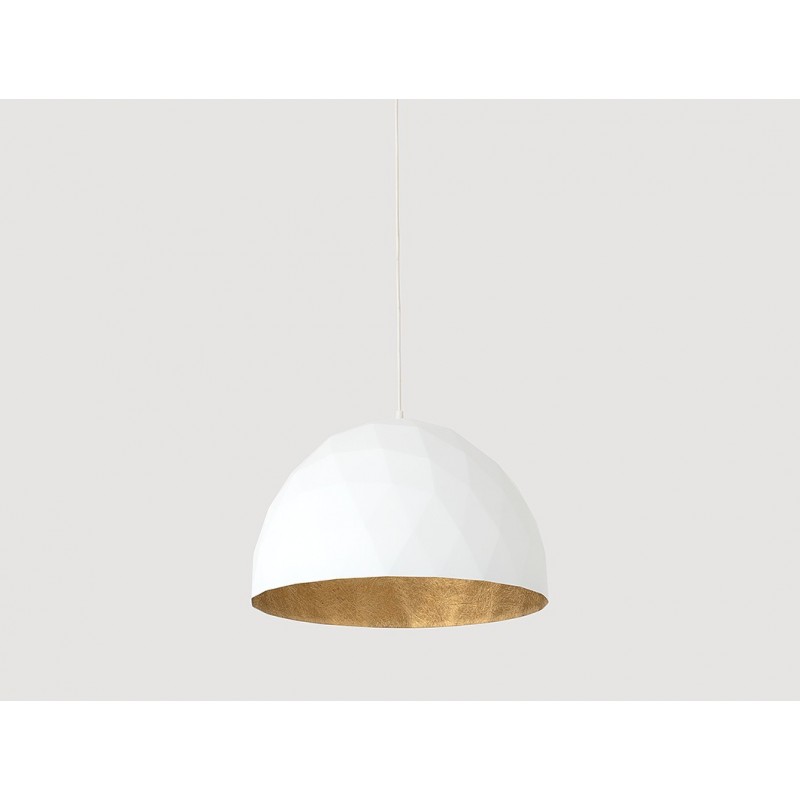 Lampa wisząca LEONARD L - złoto-biały