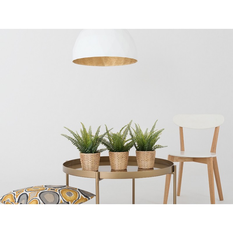 Lampa wisząca LEONARD L - złoto-biały