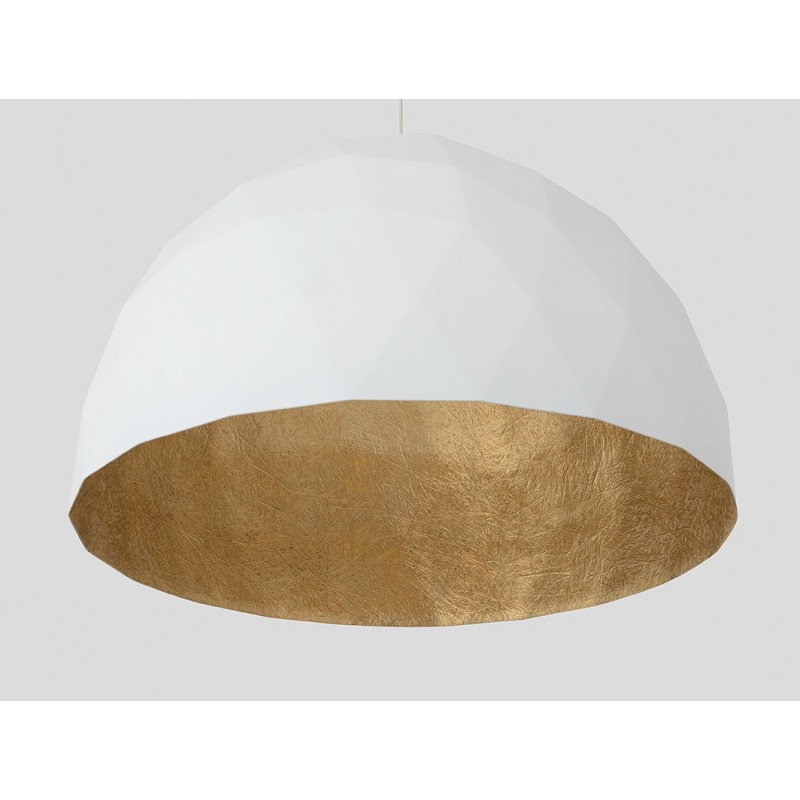 Lampa wisząca LEONARD L - złoto-biały