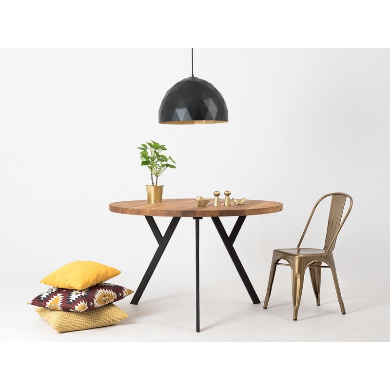 Lampa wisząca LEONARD L - złoto-czarny