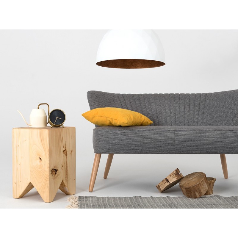 Lampa wisząca LEONARD L - miedziano-biały