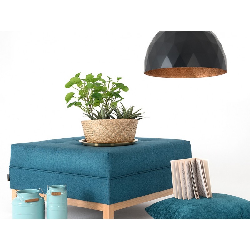 Lampa wisząca LEONARD L - miedziano-czarny