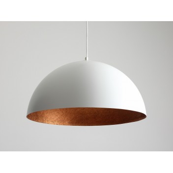 Lampa wisząca LORD 50 - miedziano-biały