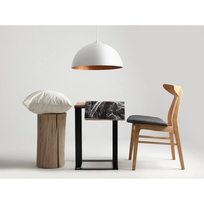 Lampa wisząca LORD 50 - miedziano-biały