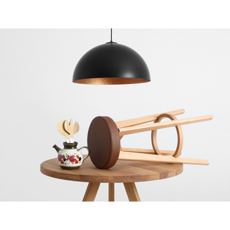 Lampa wisząca LORD 50 - miedziano-czarny