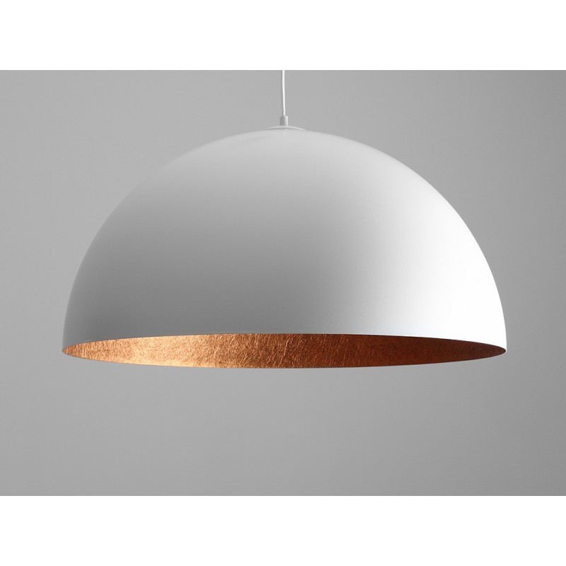Lampa wisząca LORD 70 - miedziano-biały