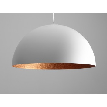 Lampa wisząca LORD 70 - miedziano-biały