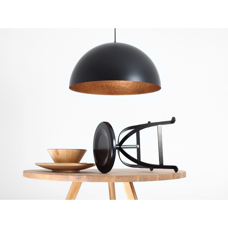 Lampa wisząca LORD 70 - miedziano-czarny