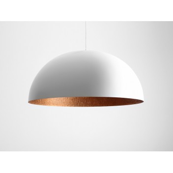 Lampa wisząca LORD 90 - miedziano-biały