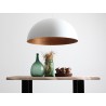 Lampa wisząca LORD 90 - miedziano-biały