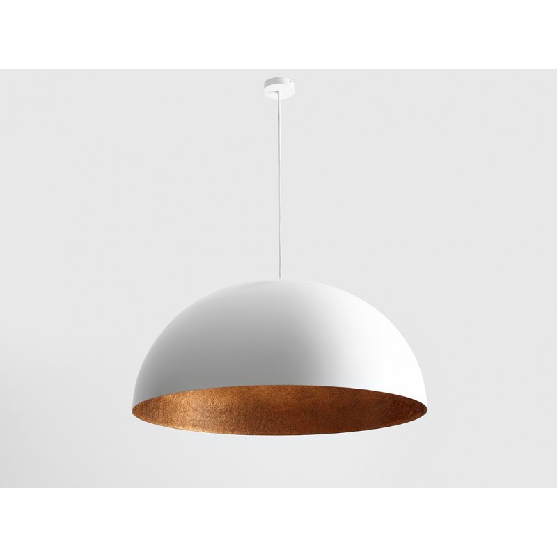Lampa wisząca LORD 90 - miedziano-biały